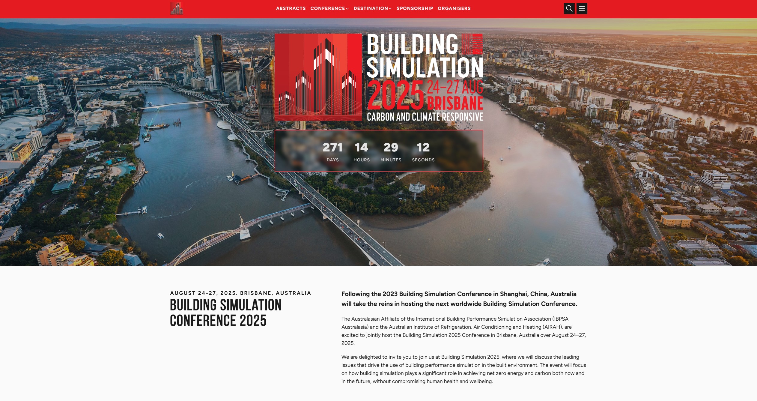 Building Simulation Conference 2025